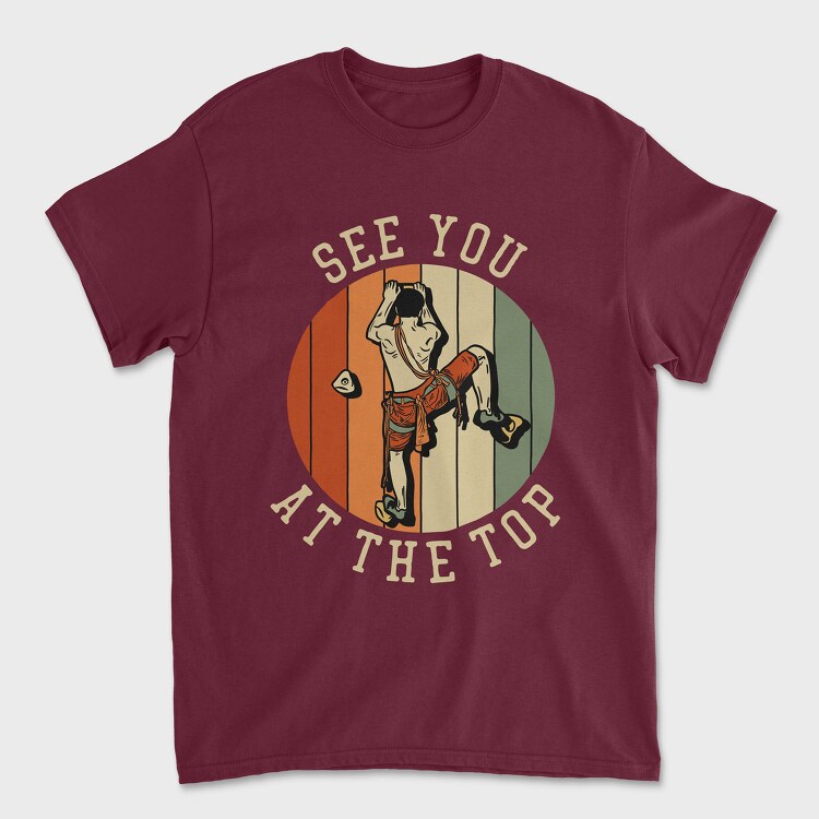 See You at the Top, Unisex Men's T-Shirt