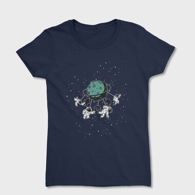 Astronaut Carousel, Women's T-Shirt