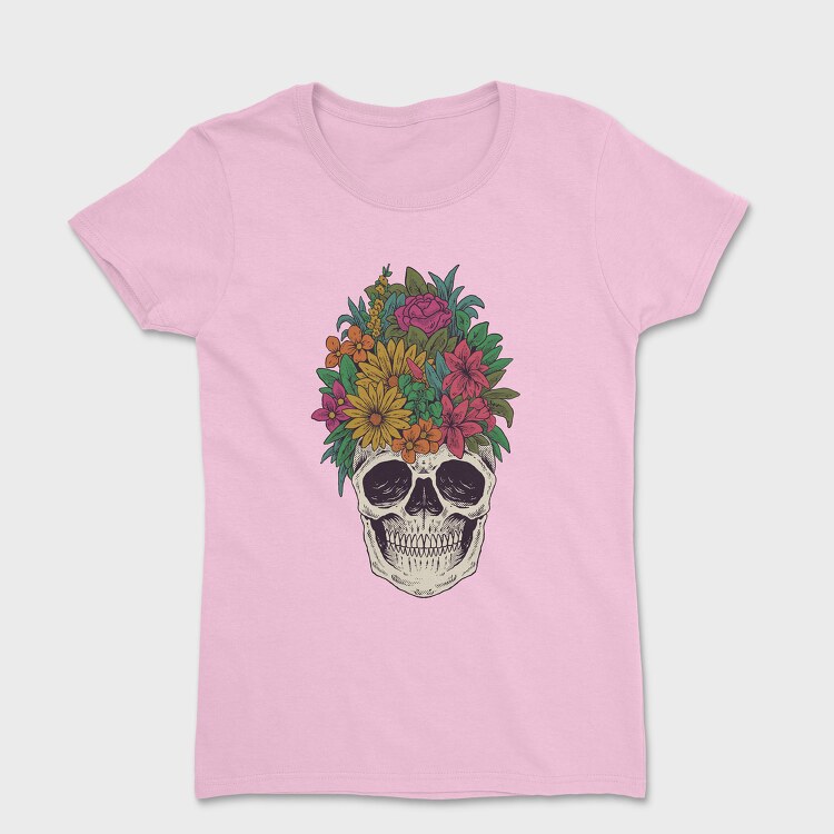 Skull Flowers, Дамска Тениска