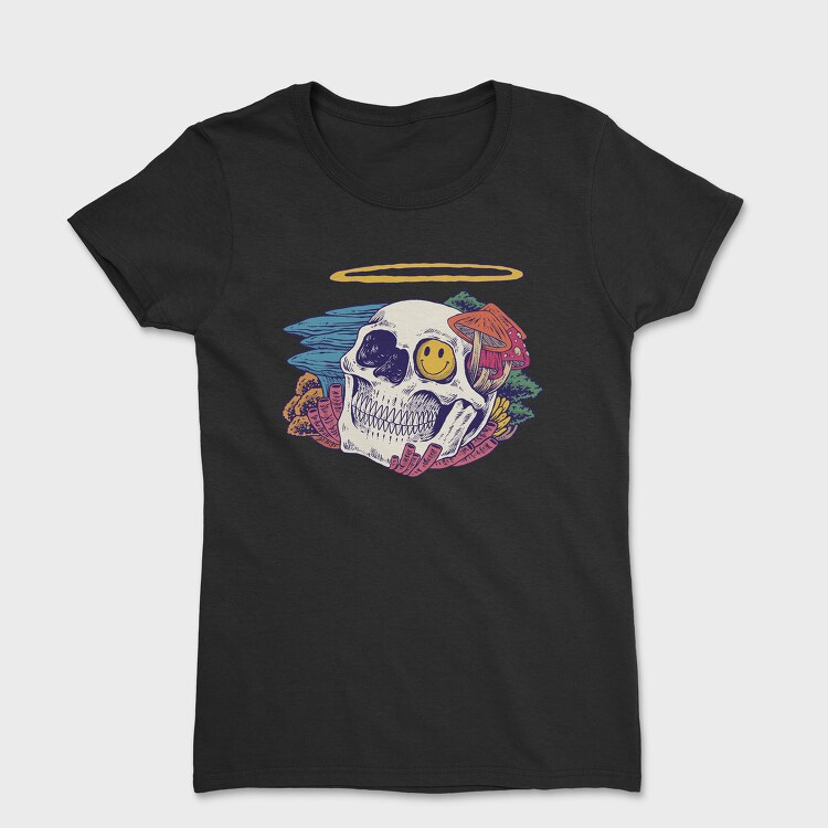 Skull Mushrooms, Women's T-Shirt