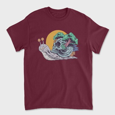 Snail Skull, Unisex Men's T-Shirt