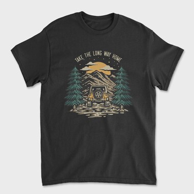 Take the Long Way Home, Unisex Men's T-Shirt