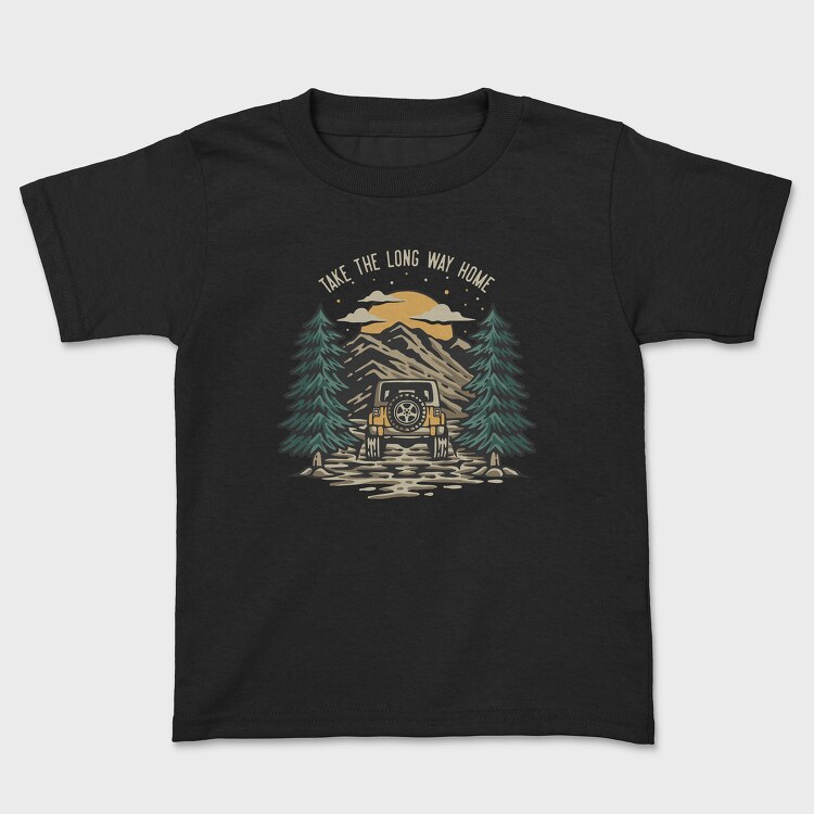 Take the Long Way Home, Kids' T-Shirt