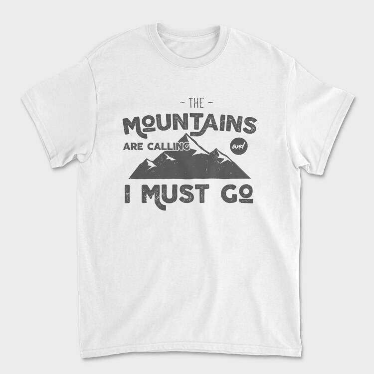 The Mountains Are Calling 2, Унисекс Мъжка Тениска