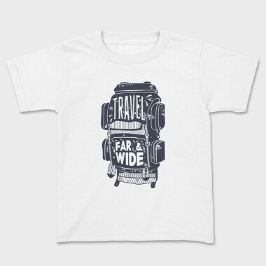 Travel Backpack, Kids' T-Shirt