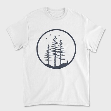 Trees, Unisex Men's T-Shirt
