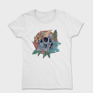 Tropical Skull, Women's T-Shirt