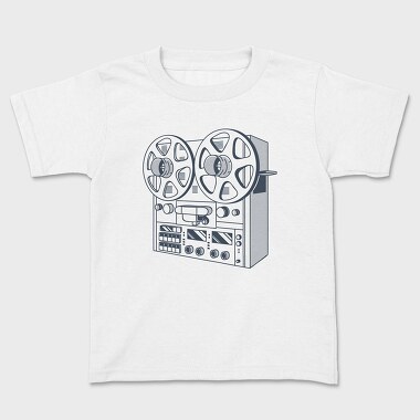 Vintage Audio Illustration 2, Детска Тениска