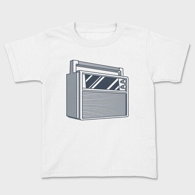 Vintage Audio Illustration 4, Kids' T-Shirt