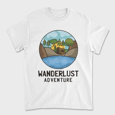 Wanderlust Adventure, Unisex Men's T-Shirt