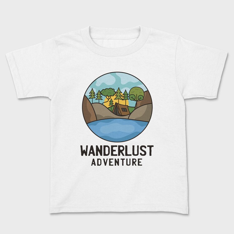 Wanderlust Adventure, Kids' T-Shirt