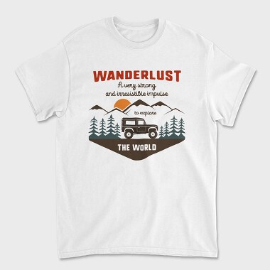 Wanderlust Offroad, Unisex Men's T-Shirt