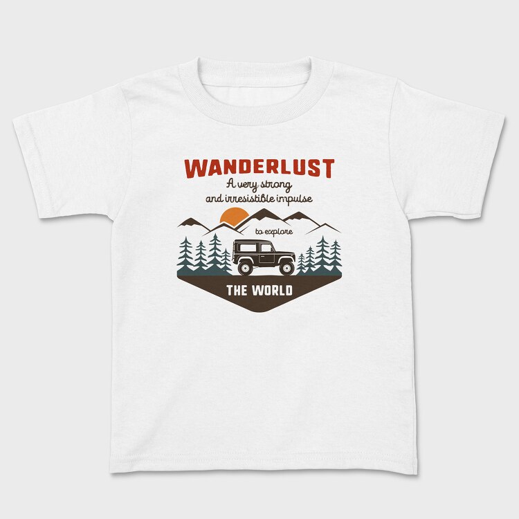 Wanderlust Offroad, Детска Тениска