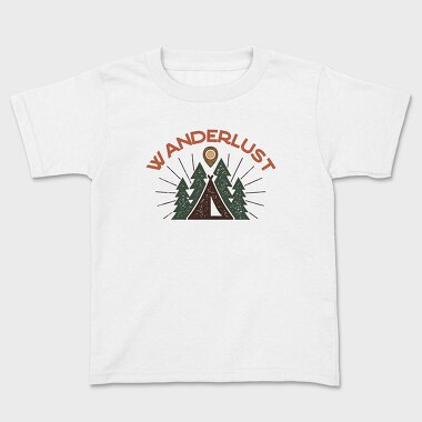Wanderlust, Kids' T-Shirt