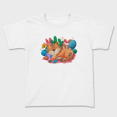 Watercolor Cat, Kids' T-Shirt
