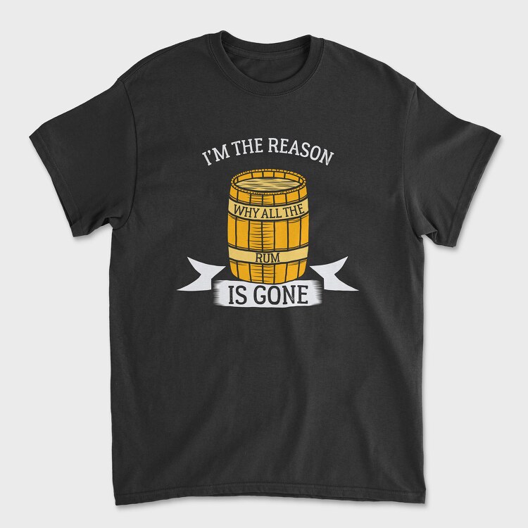 Why All the Rum Is Gone, Унисекс Мъжка Тениска