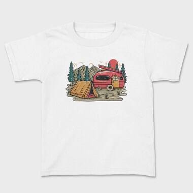 Kids' T-Shirt, Wilderness Outdoor Summer Camp