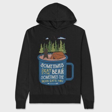 Bear Eats You, Unisex Men's Hoodie