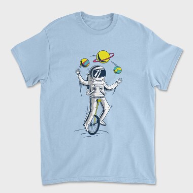 Astronaut Juggling, Unisex Men's T-Shirt