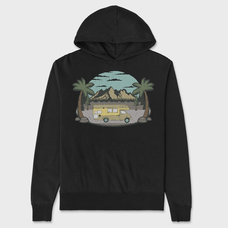 Retro Nature Outdoor 11, Unisex Men's Hoodie