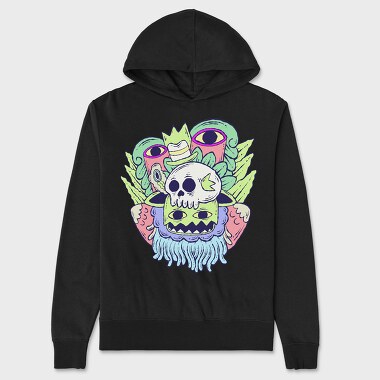 Colorful Creature 2, Unisex Men's Hoodie