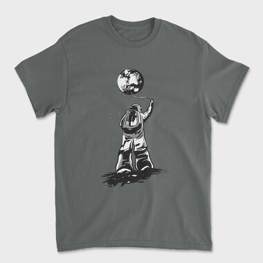 Astronaut Moon, Unisex Men's T-Shirt