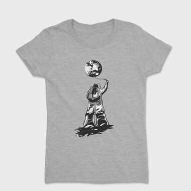 Astronaut Moon, Women's T-Shirt