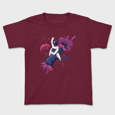 Astronaut On Bazooka, Kids' T-Shirt