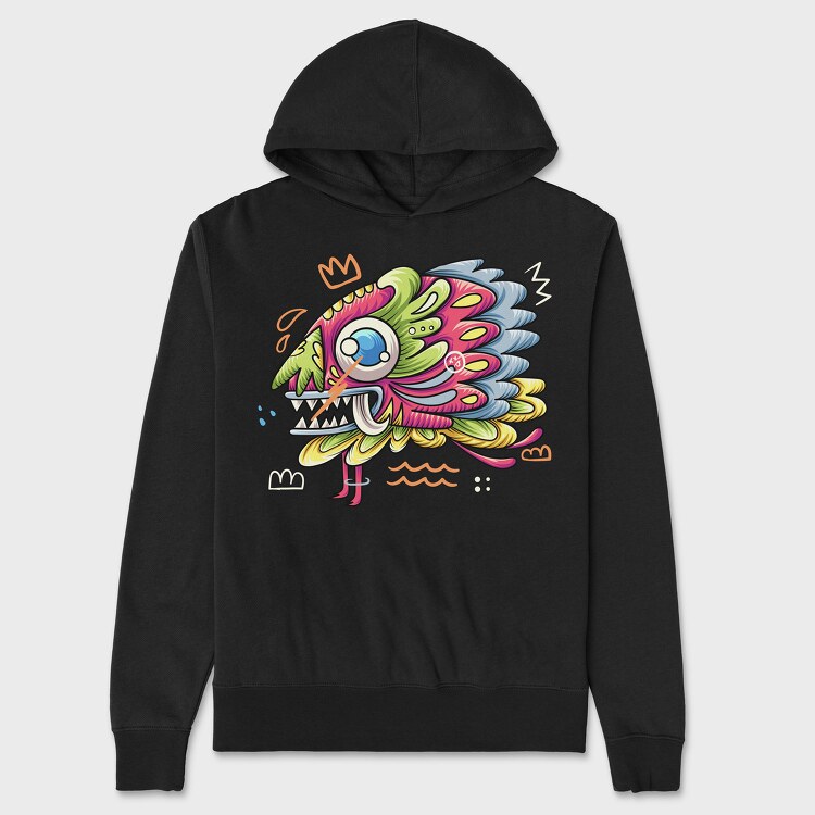 Colorful Creature 21, Unisex Men's Hoodie