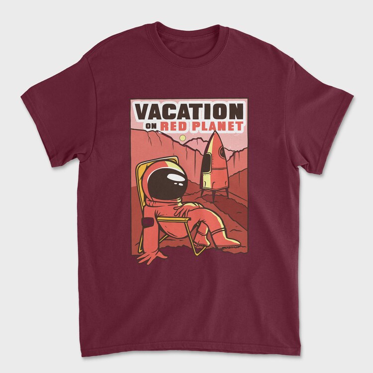 Marsvacations, Unisex Men's T-Shirt