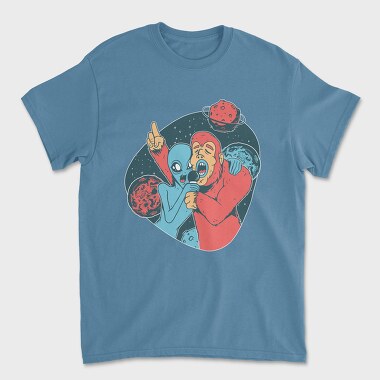 Alien Big Foot, Unisex Men's T-Shirt