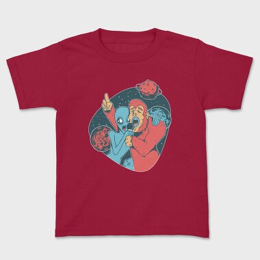 Alien Big Foot, Kids' T-Shirt