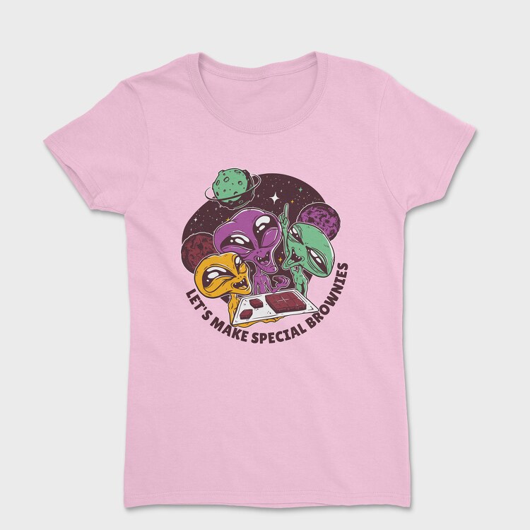 Aliens Make Special Brownies, Women's T-Shirt