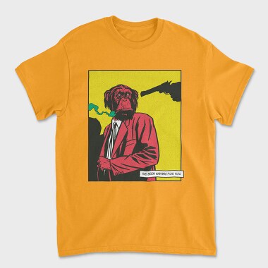 Monkey Gun Comics, Unisex Men's T-Shirt