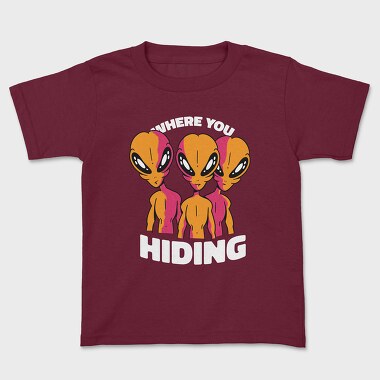 Creepy Aliens, Kids' T-Shirt