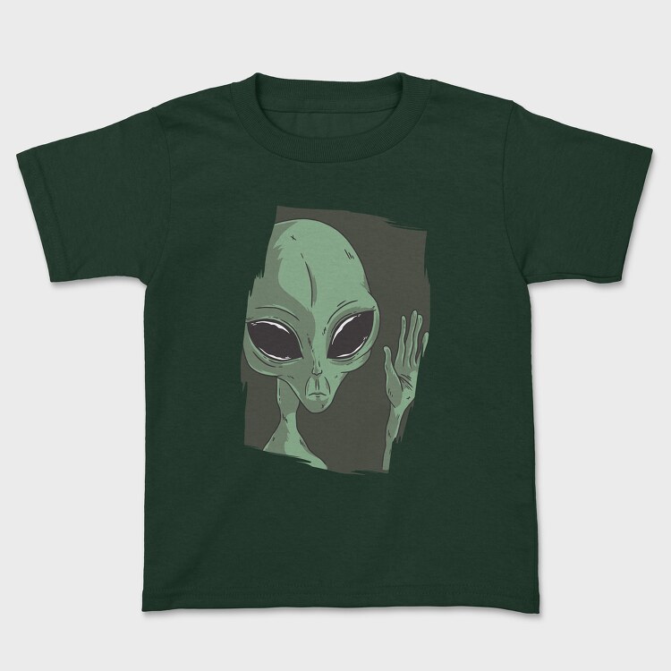 Sad Alien, Kids' T-Shirt