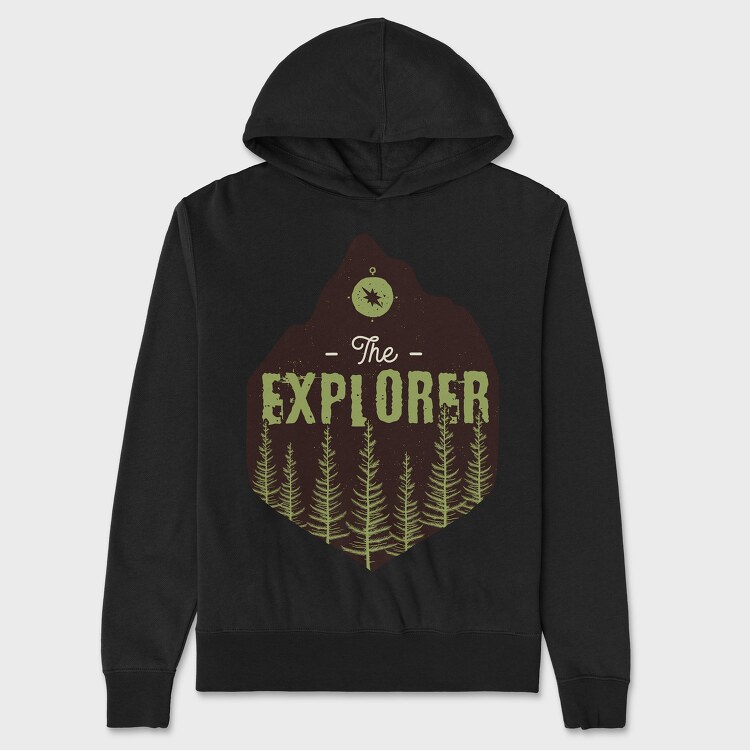 The Explorer, Unisex Men's Hoodie