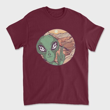 Alien Mars, Unisex Men's T-Shirt