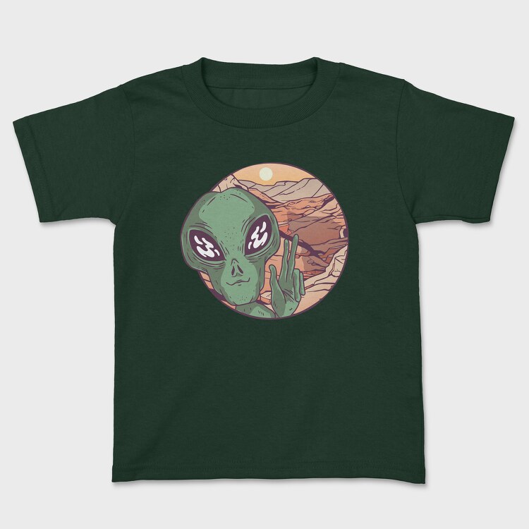 Alien Mars, Kids' T-Shirt