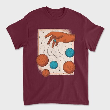 Hand Planets, Unisex Men's T-Shirt