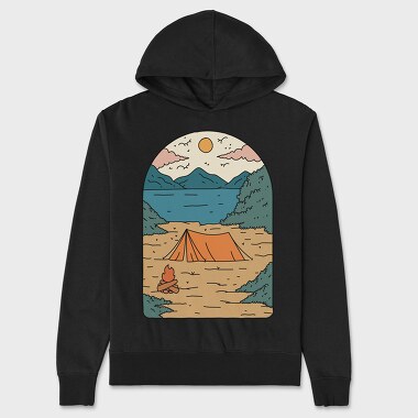 Landscape Nature 3, Unisex Men's Hoodie