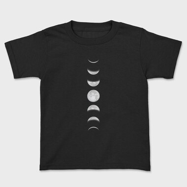 Moonphases, Kids' T-Shirt