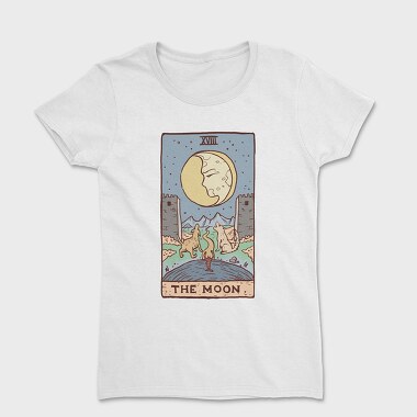Women's T-Shirt, The Moon Tarot Classic