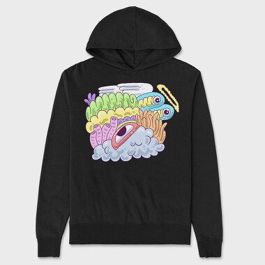 Colorful Creature 36, Unisex Men's Hoodie