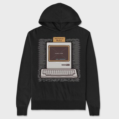 Old Pc, Unisex Men's Hoodie