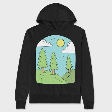 Landscape Nature 8, Unisex Men's Hoodie