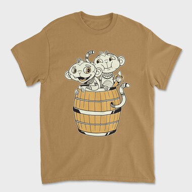 Monkeys Tribals, Unisex Men's T-Shirt