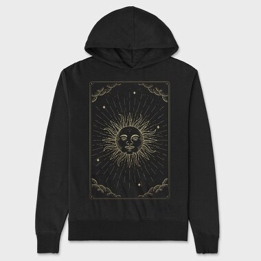 The Sun Tarot Card, Unisex Men's Hoodie