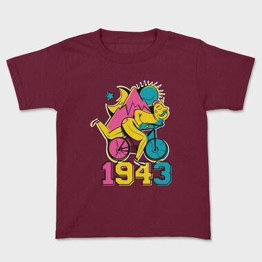 Bicycle Day, Kids' T-Shirt