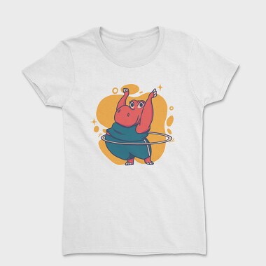 Hippo Hula Hoop, Women's T-Shirt